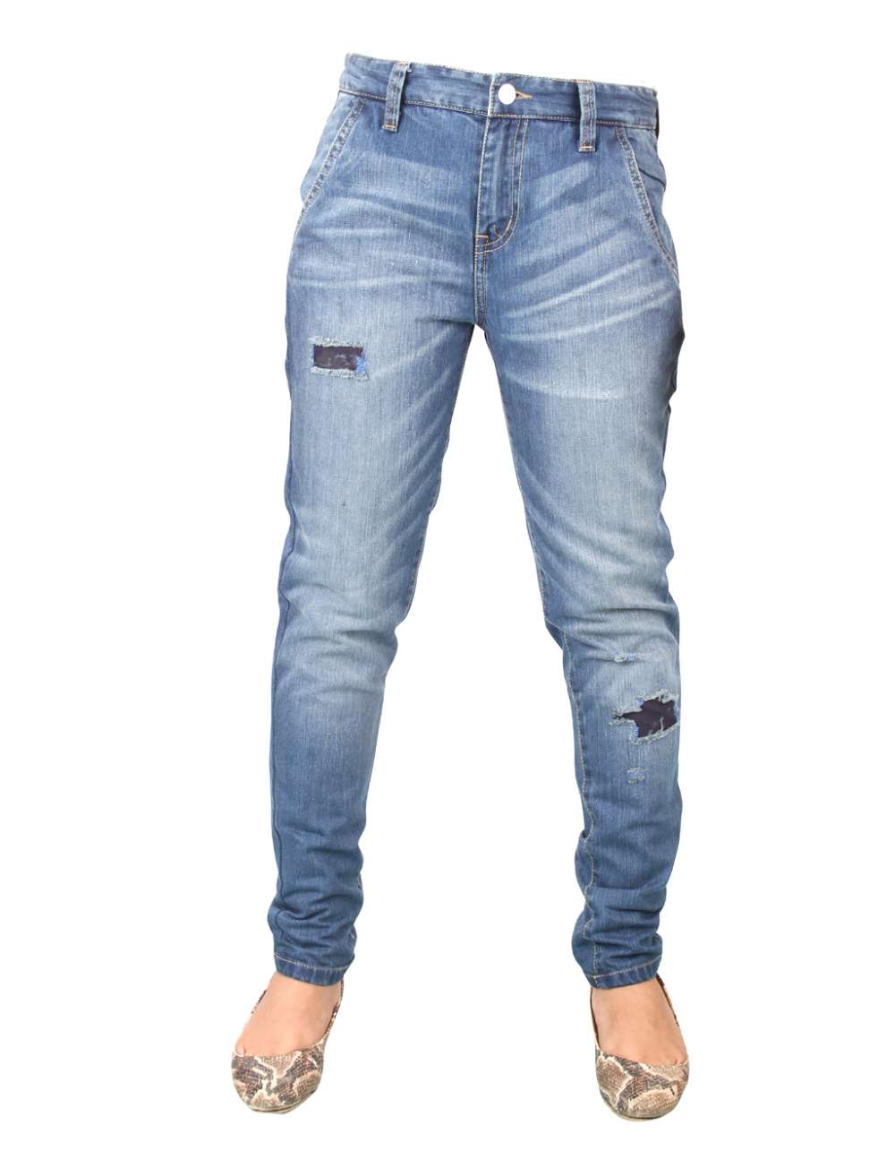 Slightly Tampered High Quality Slim Womens Jeans FGL-652