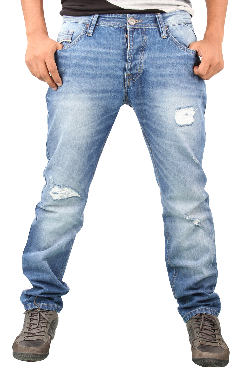 Light Sky Blue High Quality 100% Cotton Mens Jeans FGL-315